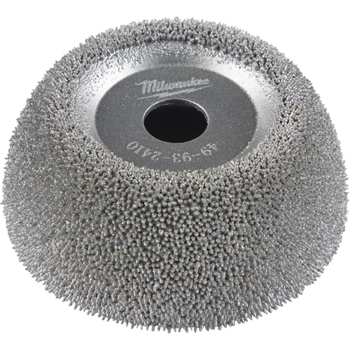 Milwaukee 49-93-2410 Meule &agrave; polir &agrave; contour &eacute;vas&eacute; 2" pour ponceuse pour pneus &agrave; basse vitesse M12 Fuel