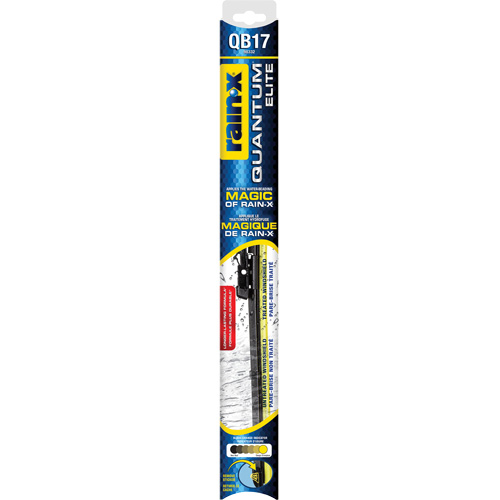 Rain-X 98332 Balai d'essui-glace Quantum Elite avec adaptateurs, 17", Toute saison