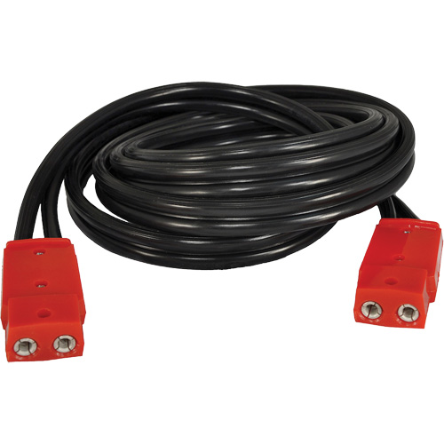 Associated Equipment  6147 Dual Plug-In Cable, 4 AWG, 12' Cable