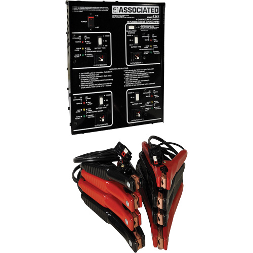 Associated Equipment  6366 Intellamatic&reg; 4 Channel Multi Battery Charger