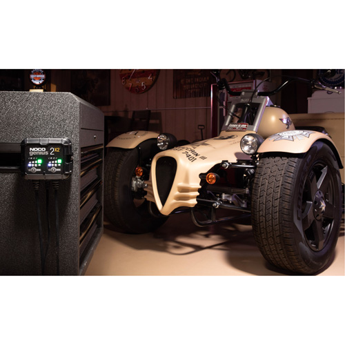 NOCO GENIUS2X2 Genius&reg; 2X2 2-Bank, 4-Amp Battery Charger