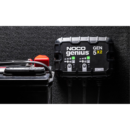 NOCO GEN5X2 Genius&reg; Gen5X2 2-Bank, 10-Amp On-Board Battery Charger