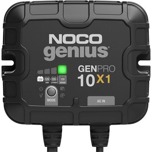 NOCO GENPRO10X1 Chargeur de batterie embarqu&eacute; &agrave; 1 sortie de 10 amp&egrave;res GenPro10X1 Genius