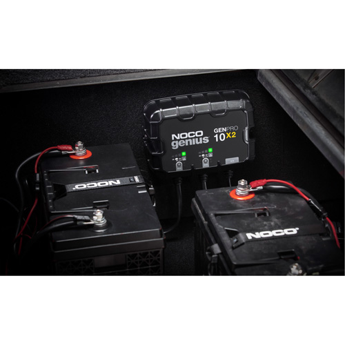 NOCO GENPRO10X2 Genius&reg; GenPro10X2 2-Bank, 20-Amp On-Board Battery Charger