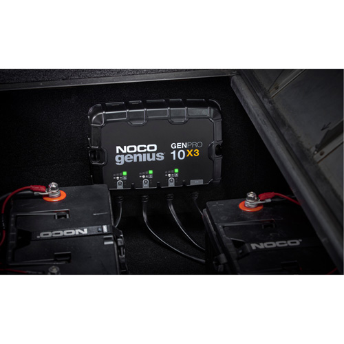 NOCO GENPRO10X3 Genius&reg; GenPro10X3 3-Bank, 30-Amp On-Board Battery Charger