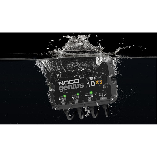NOCO GENPRO10X3 Genius&reg; GenPro10X3 3-Bank, 30-Amp On-Board Battery Charger