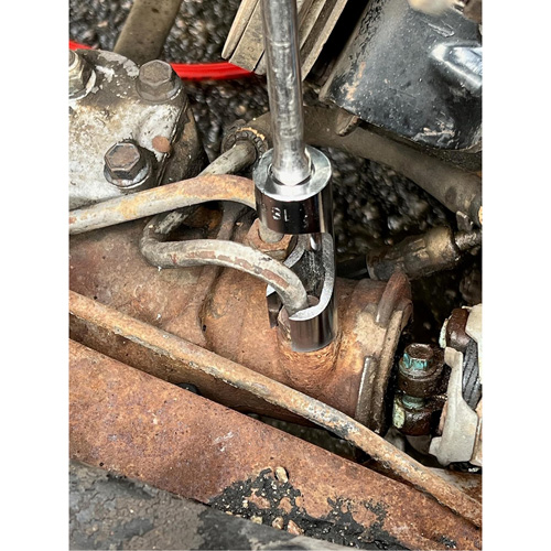 LISLE 12030 Jeu de douilles pour &eacute;crous &eacute;vas&eacute;s, 10 Morceaux, Prise de 3/8"