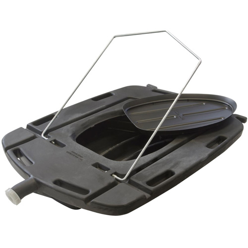 LISLE 19202 Bac de vidange d'huile pour camion &agrave; profil bas avec couvercle