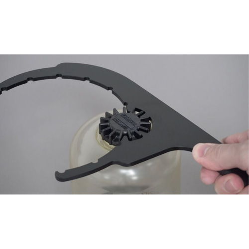 LISLE 61110 Diesel Filter Wrench for 6" Davco, 6" Strap Length