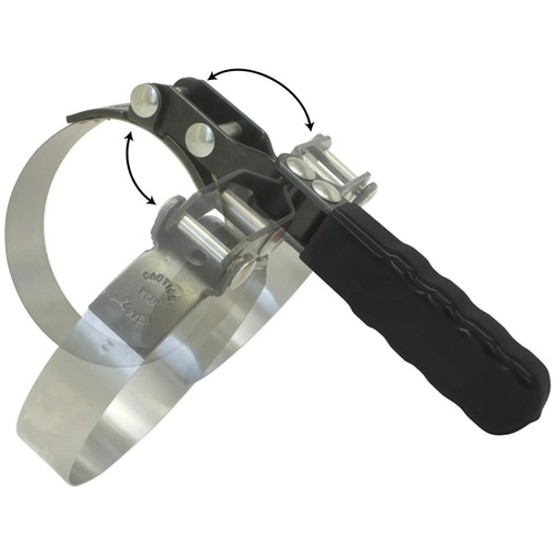 LISLE 53700 Petite cl&eacute; &agrave; filtre &agrave; huile &agrave; prise pivotante, 2-7/8" - 3-1/4" Capacit&eacute; du filtre