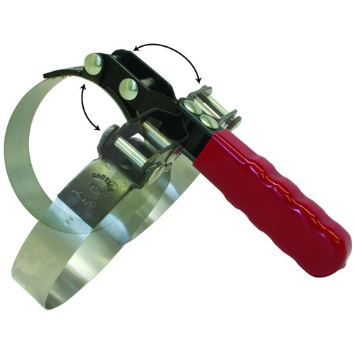 LISLE 53500 Standard Swivel Grip Oil Filter Wrench, 3-1/2" - 3-7/8" Filter Capacity