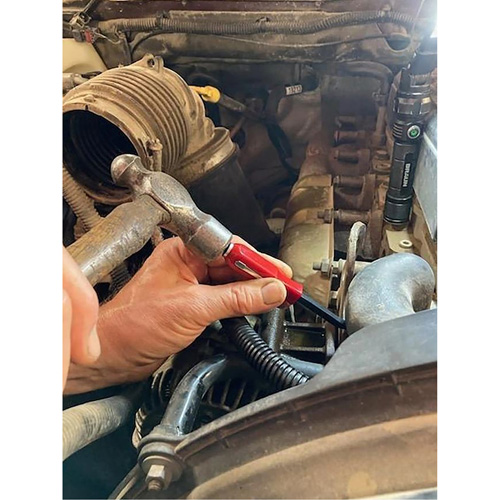 LISLE 35100 Barre-levier avec extr&eacute;mit&eacute; de frappe, 1/4" la x 5" lo