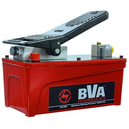 BVA Hydraulics PA1500 Single Acting 2-Speed Air Pump 91.5 in³ Reservoir