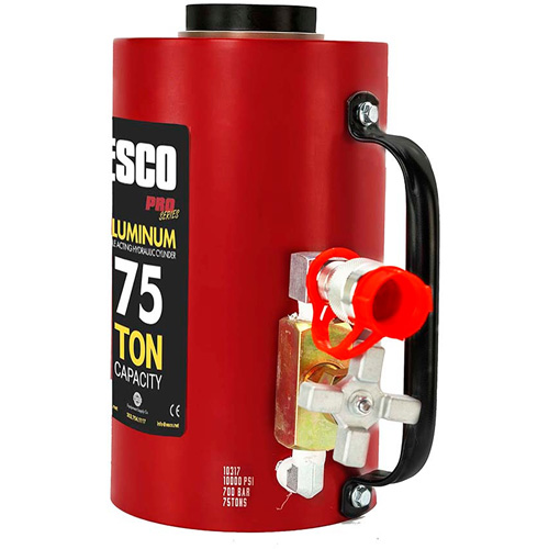 Esco 10317 Heavy-Duty Hydraulic Cylinder, 6" Stroke, 75 Ton(s) Capacity, 10000 PSI