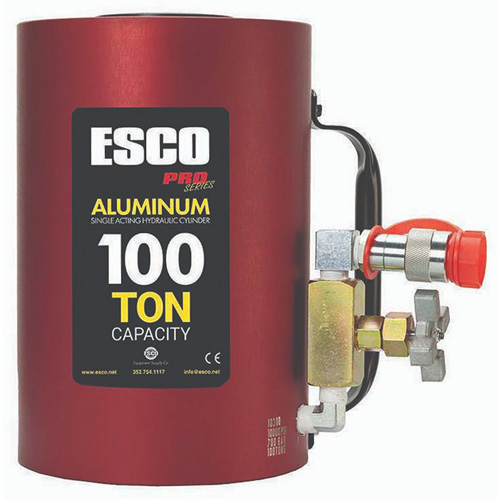 Esco 10318 Heavy-Duty Hydraulic Cylinder, 6" Stroke, 100 Ton(s) Capacity, 10000 PSI