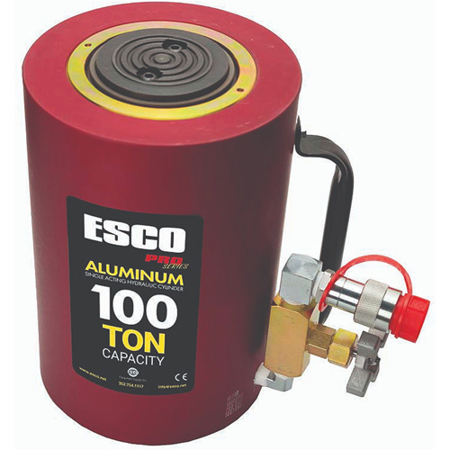 Esco 10318 Heavy-Duty Hydraulic Cylinder, 6" Stroke, 100 Ton(s) Capacity, 10000 PSI