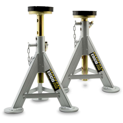 Esco 10498-PAIR Performance Jack Stand, Locking Pin, 3 tons Capacity, 13-1/6" - 21-1/2" H