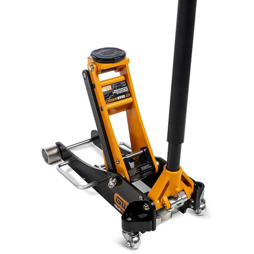 Gearwrench GWALFJ2T Aluminum Racing Jack, 2 Ton(s) Capacity, 3-1/4" Lowered, 18-1/2" Raised, Manual Hydraulic