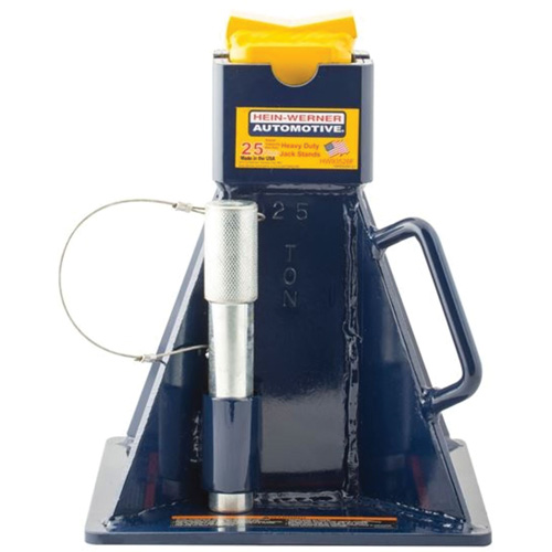 Hein-Werner HW93526F Vehicle Support Stands, Locking Pin, 25 tons Capacity