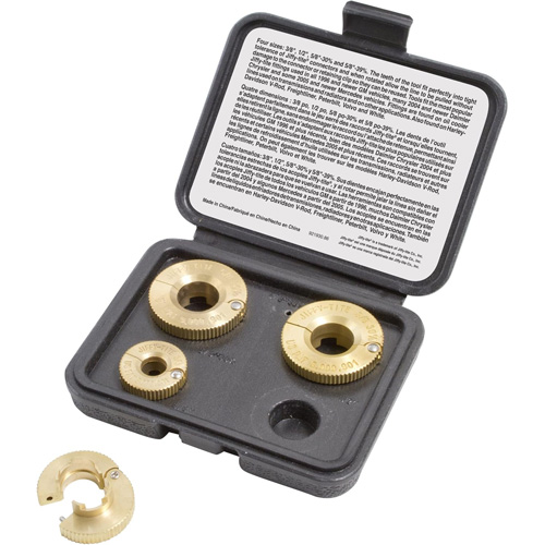 LISLE 22990 Jeu de d&eacute;connexions Jiffy-tite &agrave; profil bas, 4 mcx