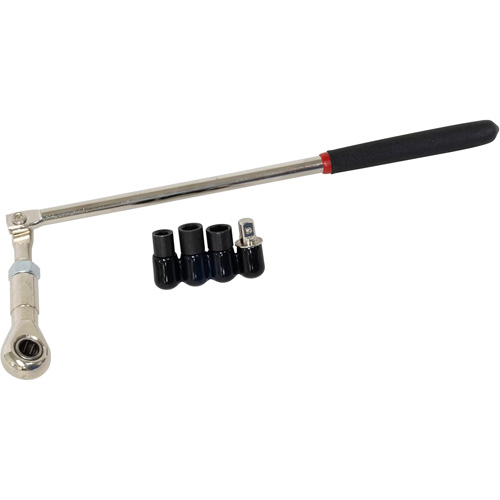 LISLE 64180 5-Piece Actuator Motor Wrench Set