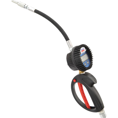 LINCOLN INDUSTRIAL 982 D&eacute;bitm&egrave;tre &eacute;lectronique de lubrifiant avec rallonge de 13"