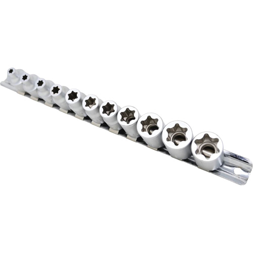 CTA Tools 1469 Flat-Cut E-"Star" Socket Set, 11 Pieces, 3/8" Drive Size