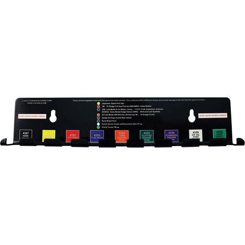 CTA Tools 4380 10-Piece Spare Tire Tool Kit