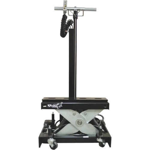 Scorpion Jacks TJ12S Cric de service de plancher, 12 tonne(s) Capacit&eacute;, 7-1/2" Abaiss&eacute;e, 15-3/4" &eacute;lev&eacute;e, Air comprim&eacute;/hydraulique