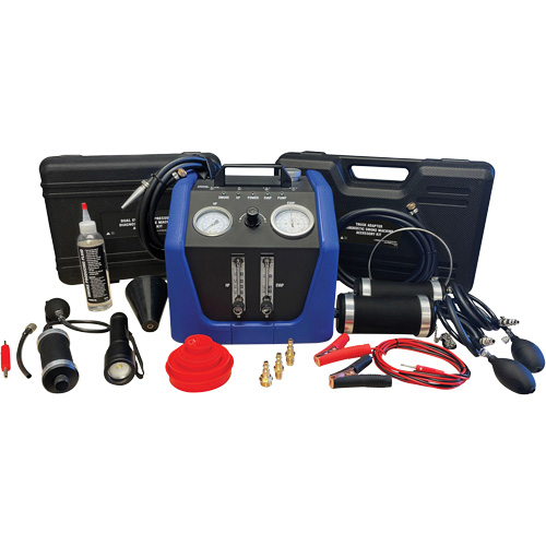 Mastercool 43070 Dual EVAP/High Pressure Diagnostic Smoke Machine with Truck Adapter Accessory Kit