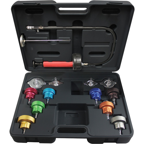Mastercool 43300 14-Piece Universal Cooling System Pressure Test Kit