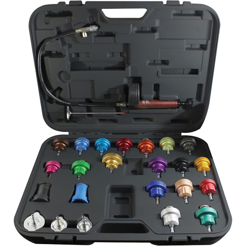 Mastercool 43302 25-Piece Master Cooling System Pressure Test Kit
