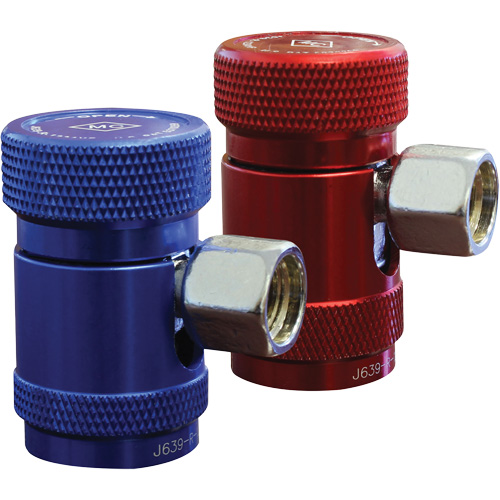 Mastercool 83934 12 mm-F x 14 mm Low Side R1234yf Coupler with Extended Disconnect Protection Sleeve