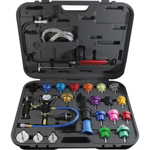 Mastercool 43301-A 27-Piece Master Radiator Pressure Test Kit