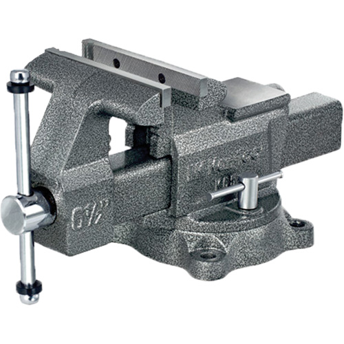 Ken-Tool 64065 K65 Professional Workshop Vise, 6-1/2" Jaw Width, 3-7/8" Throat Depth, Swivel Base
