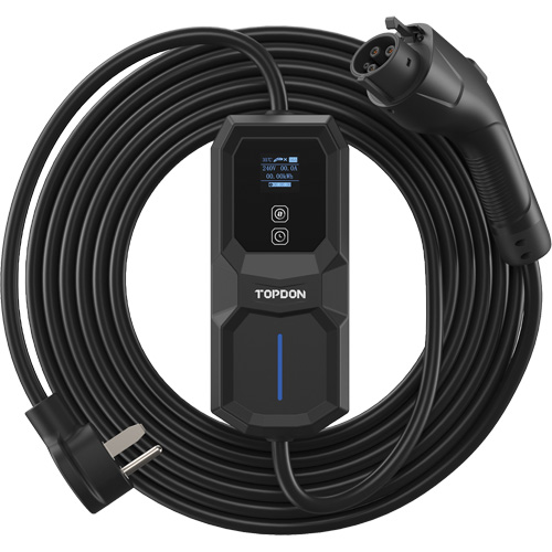 Topdon ACPORT32N650 PulseQ AC Portable NEMA 6-50 Plug, 32 A, Level 2 AC, Type 1 (SAE J1772) Connector