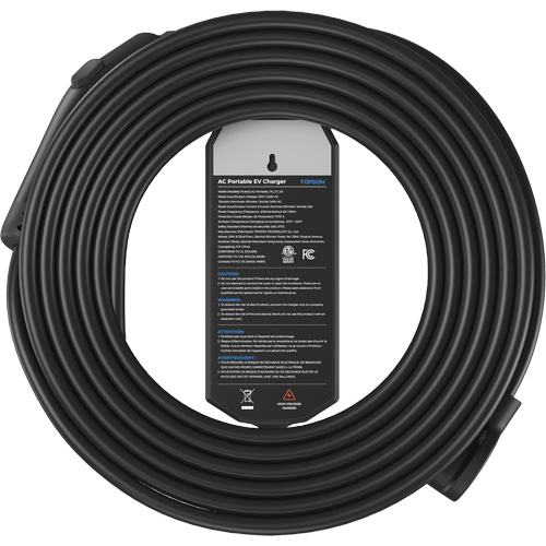 Topdon ACPORT32N650 PulseQ AC Portable NEMA 6-50 Plug, 32 A, Level 2 AC, Type 1 (SAE J1772) Connector