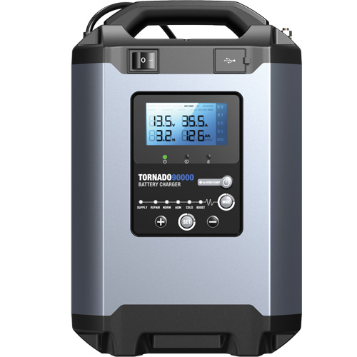 Topdon T90000 Alimentation stable 90 A et chargeur intelligent 12 V/24 V Tornado90000