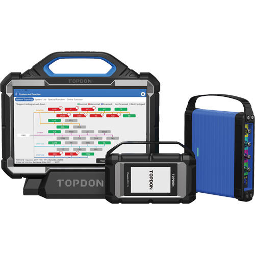 Topdon PXMAX Outil de diagnostic Phoenix Max de niveau &eacute;quipement original de 13,3" avec station daccueil et oscilloscope &agrave; 4 voies