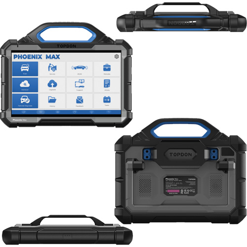 Topdon PXMAX Outil de diagnostic Phoenix Max de niveau &eacute;quipement original de 13,3" avec station daccueil et oscilloscope &agrave; 4 voies