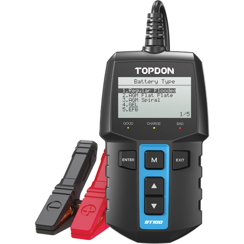 Topdon BT100_ Testeur de batterie 12?V et de syst&egrave;mes BT100