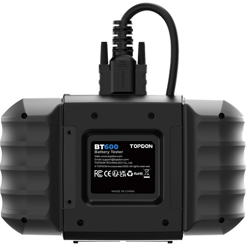 Topdon BT600_ BT600 12V Battery & 12V/24V System Tester with Built-in Printer