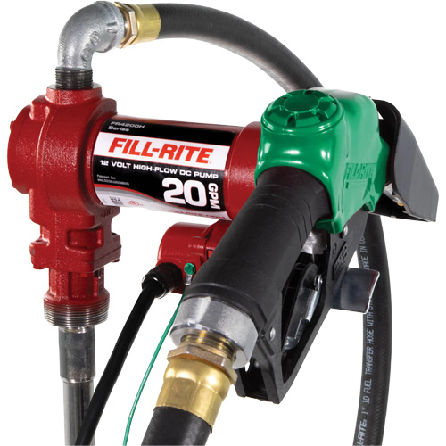 Fill-Rite FR4210HB 12V Fuel Transfer Pump with Nozzle