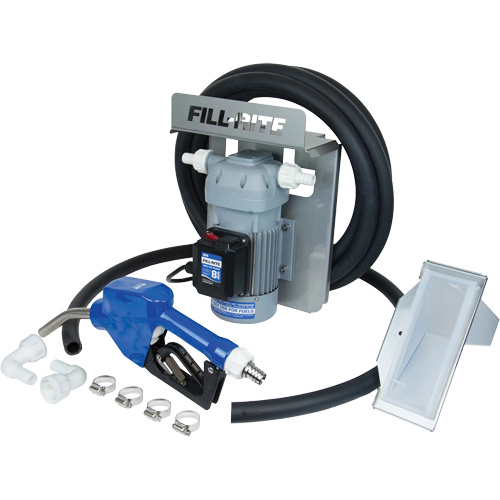 Fill-Rite DF120CAN520 115V AC DEF Transfer Pump & IBC Tote Bracket with Nozzle