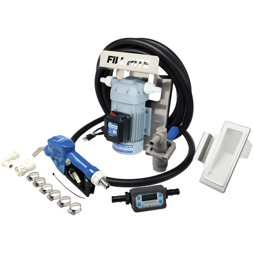Fill-Rite DF120CAT520B 115V AC DEF Transfer Pump & IBC Tote Bracket with Nozzle & Meter