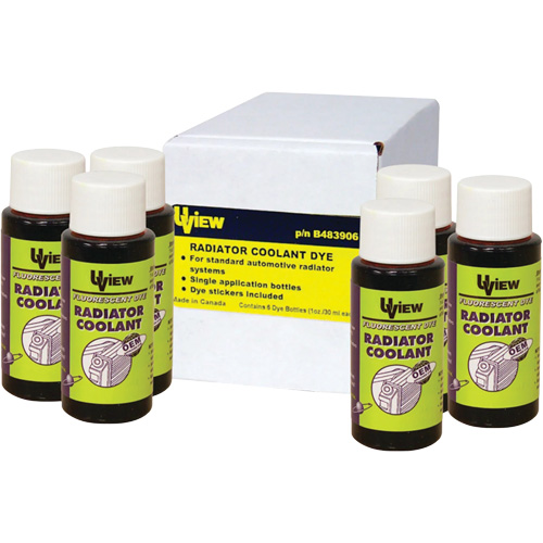 UVIEW B483906 Radiator Coolant Dye Bottles