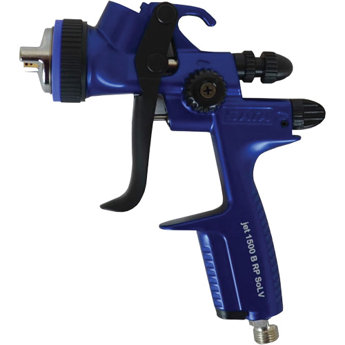 SATA 1010892 Pistolet &agrave; peinture SoLV 1500 B RP avec buse 1,3 et godet RPS polyvalent, Entr&eacute;e d'air 1/4" NPT, 10,24 pi³/min, Capacit&eacute; 0,3 L/0,6 L/0,9 L, 0,17 psi