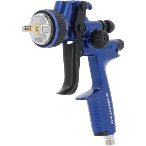 SATA 1010892 Pistolet &agrave; peinture SoLV 1500 B RP avec buse 1,3 et godet RPS polyvalent, Entr&eacute;e d'air 1/4" NPT, 10,24 pi³/min, Capacit&eacute; 0,3 L/0,6 L/0,9 L, 0,17 psi