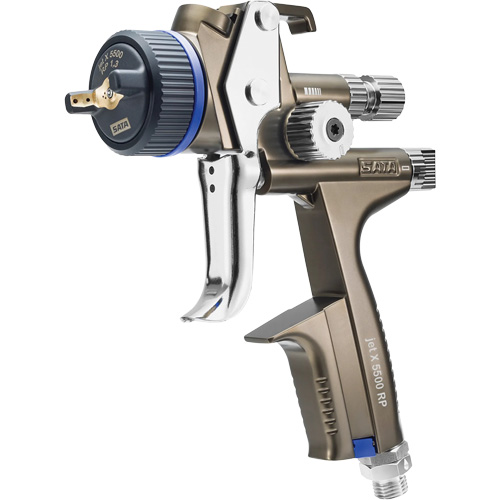 SATA 1061564 Pistolet de peinture de premi&egrave;re qualit&eacute; pour la peinture automobile X 5500 RP 1,3 I RPS D, Entr&eacute;e d'air 1/4" NPT, 10,24 pi³/min, Capacit&eacute; 0,6 L/0,9 L, 0,17 psi