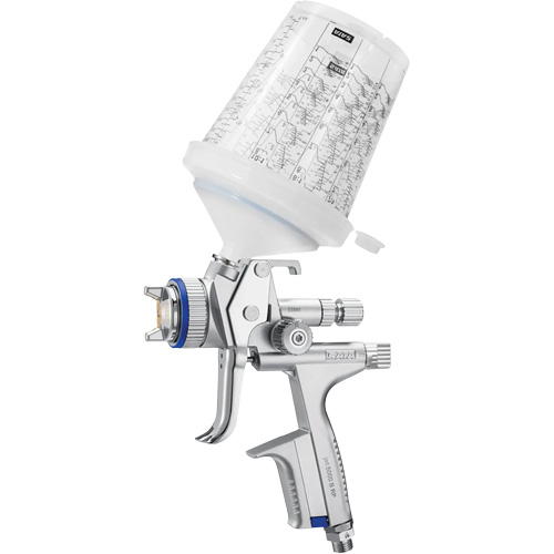 SATA 209882 Pistolet de peinture 5000 B RP avec buse 1,4 et trois godets polyvalents RPS 0,3 l/0,6 l/0,9 L, Entr&eacute;e d'air 1/4" NPT, 10,24 pi³/min, Capacit&eacute; 0,3 L/0,6 L/0,9 L, 0,17 psi